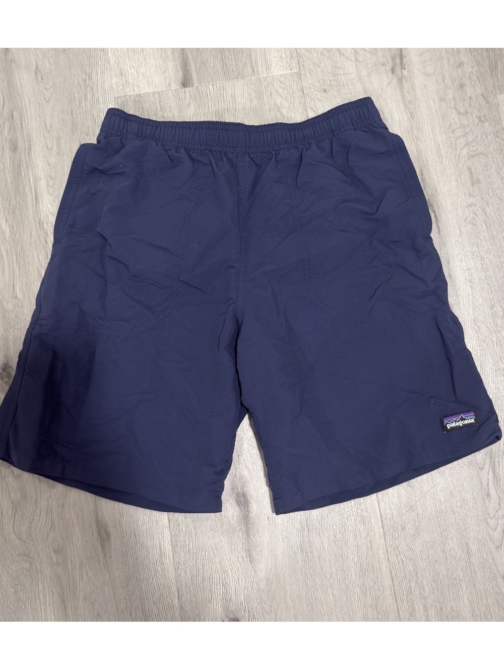 Patagonia Boy’s Shorts Casual Relaxed Fit Navy Blue XL